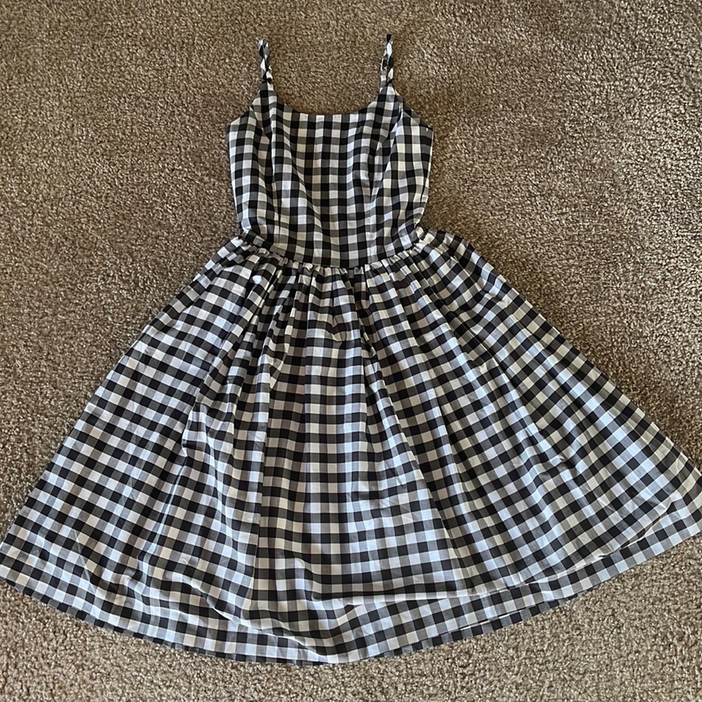 XS hearts and found gingham 1950’s style dress